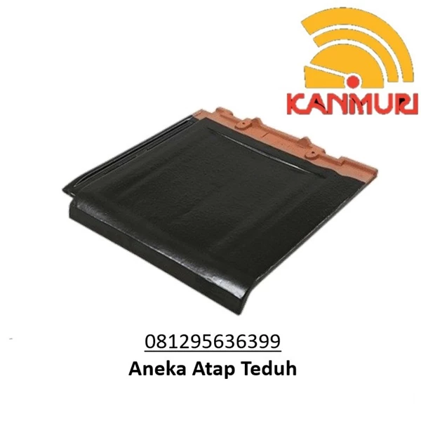 Kanmuri Ceramic Tile Full Flat Slink Black Kw1